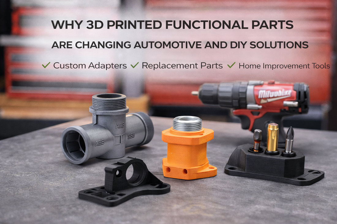Why 3D Printed Functional Parts Are Changing Automotive and DIY Solutions