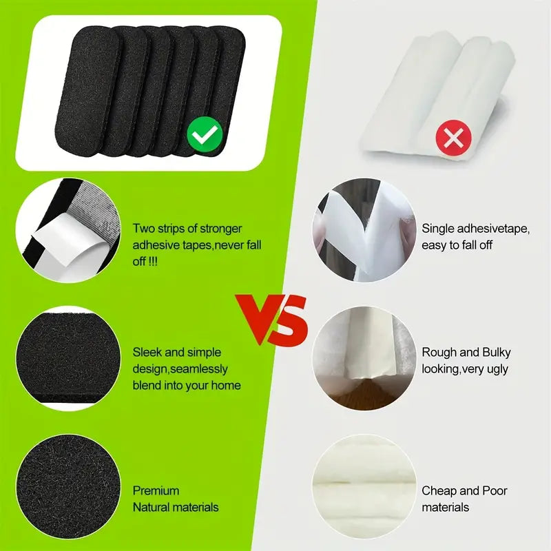 Ceiling Fan Filters for Blades, 5pcs Set Air Filters with Activated Charcoal, Easy Install Fits All Blade Types