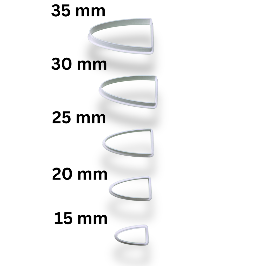 Half Oval Polymer Clay Cutter Set 15-35mm – Earring Jewelry Making Tool