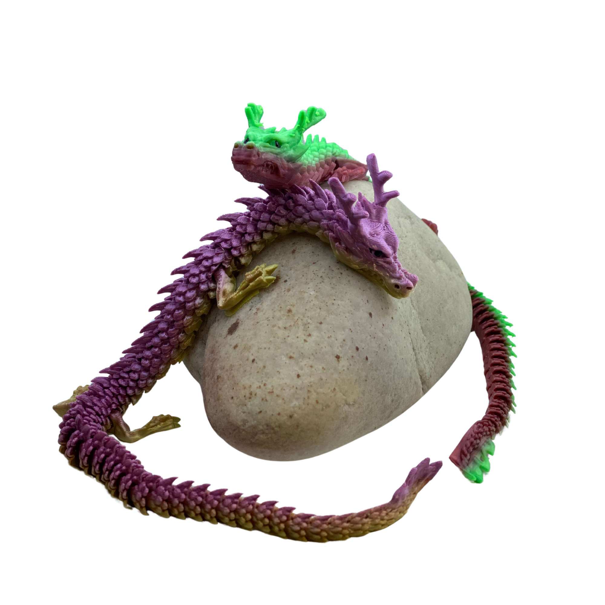 3D-Printed Articulated Dragon – Random Color