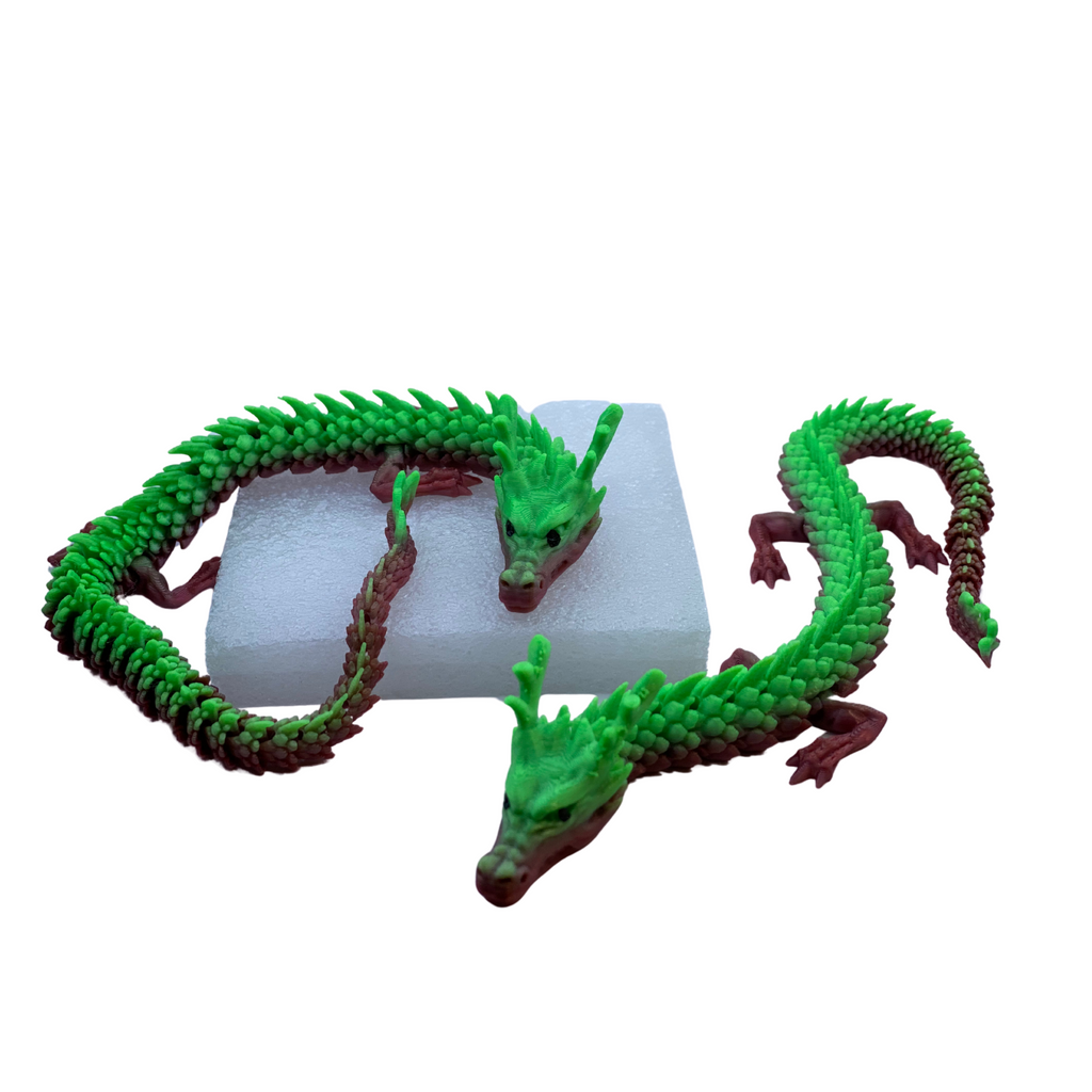 3D-Printed Articulated Dragon – Random Color