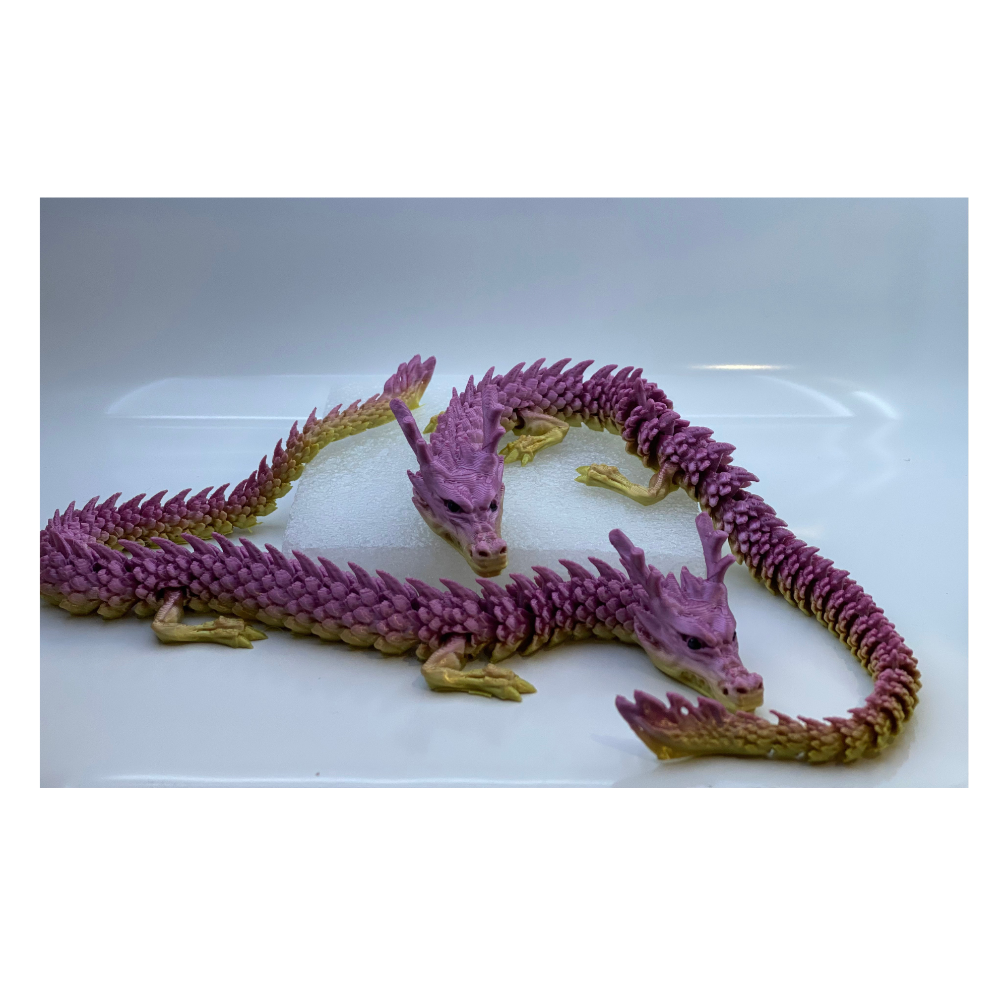 3D-Printed Articulated Dragon – Random Color
