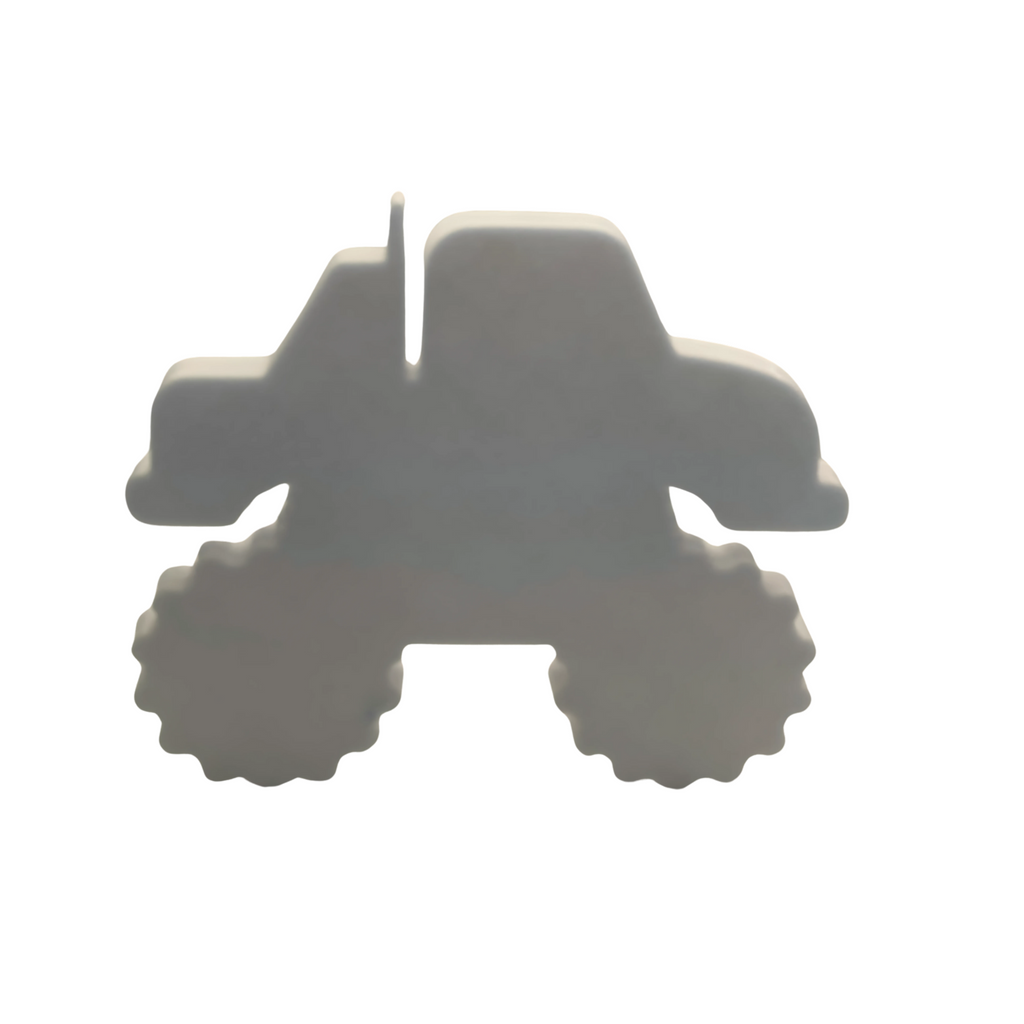 BuildInk Monster Truck Clay Cutter Set – 2 PCS 3D Printed Polymer Clay Cutters – 3.5" & 2.5" – Stamp & Outline Tools – Random Color – for Kids Crafts, DIY, and Baking