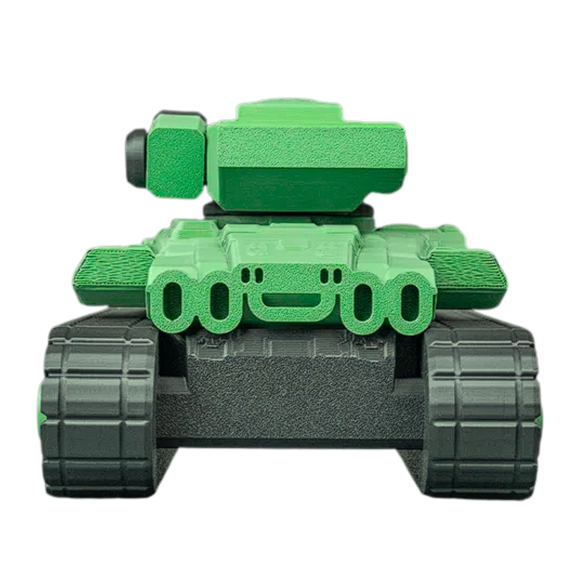 BuildInk 3D Printed Tank Model Kit – DIY Assembly Military Style Tank – Green & Black