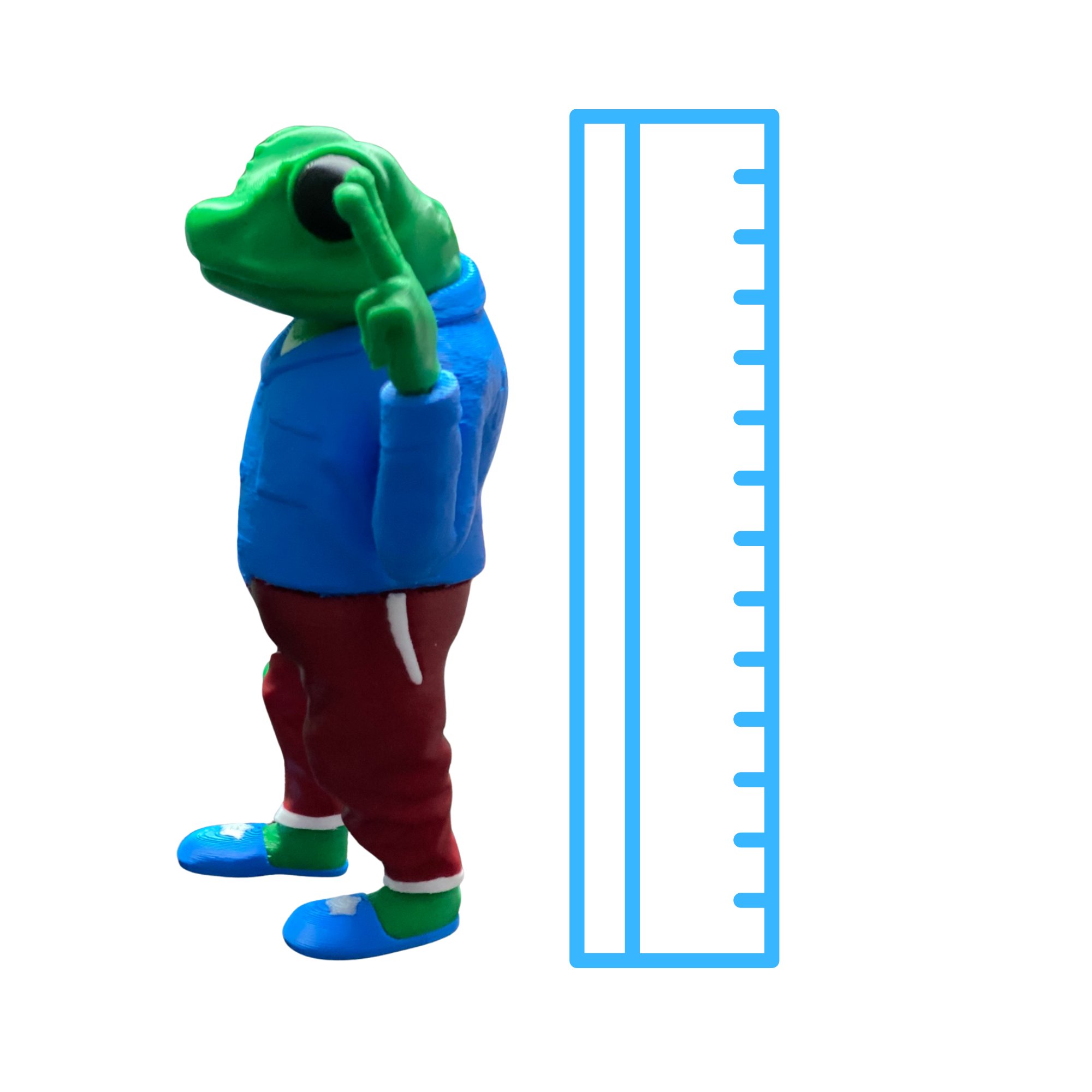 Mystery Box Random 3D Printed Mini Figure – BuildInk Collectible Toy – 1 Random Figure – Approx. 6 Inches