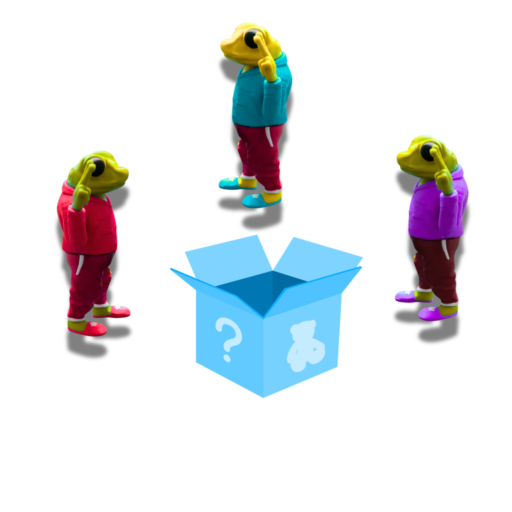 Mystery Box Random 3D Printed Mini Figure – BuildInk Collectible Toy – 1 Random Figure – Approx. 6 Inches