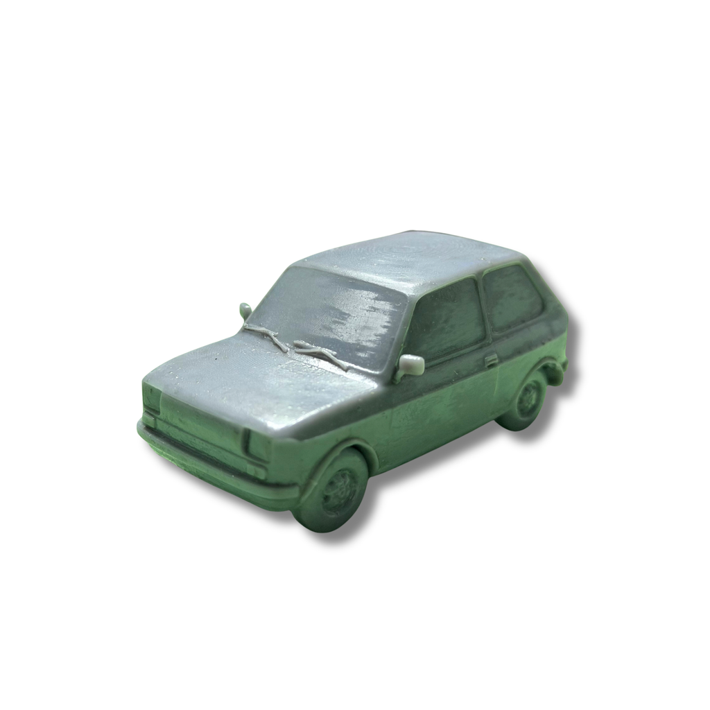 3.5" Resin Mini Car Model 3D Printed Unpainted Collectible Display Piece