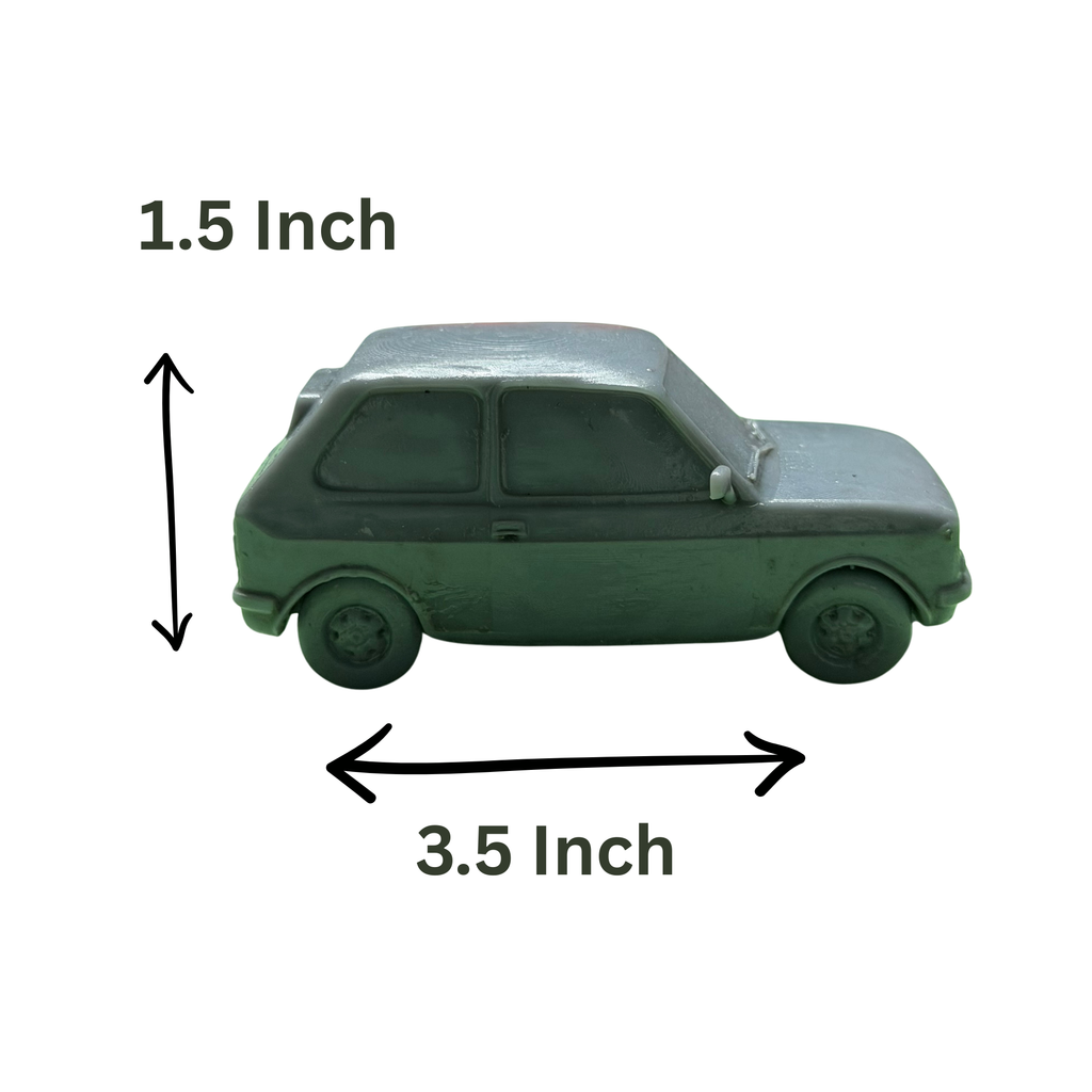 3.5" Resin Mini Car Model 3D Printed Unpainted Collectible Display Piece