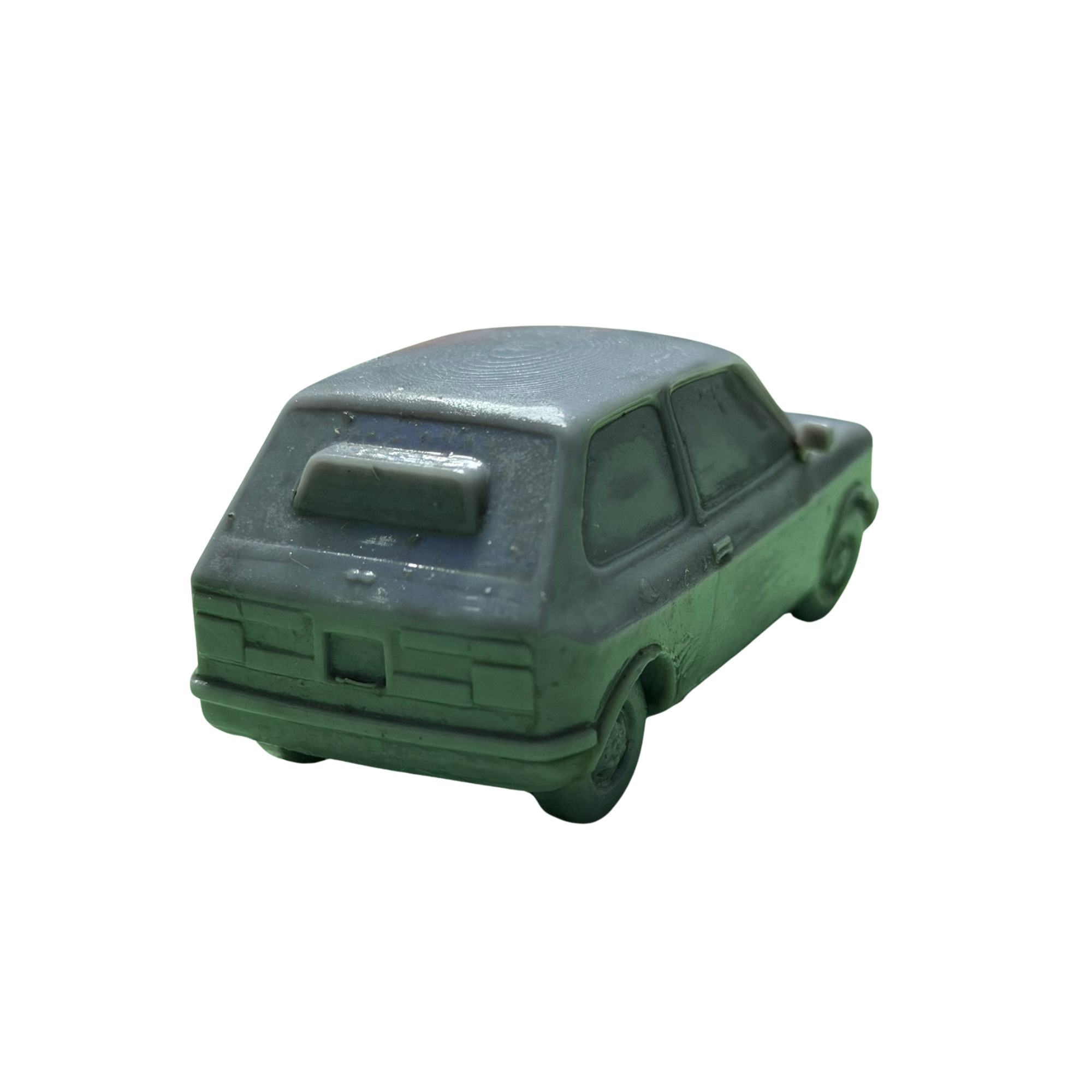 3.5" Resin Mini Car Model 3D Printed Unpainted Collectible Display Piece