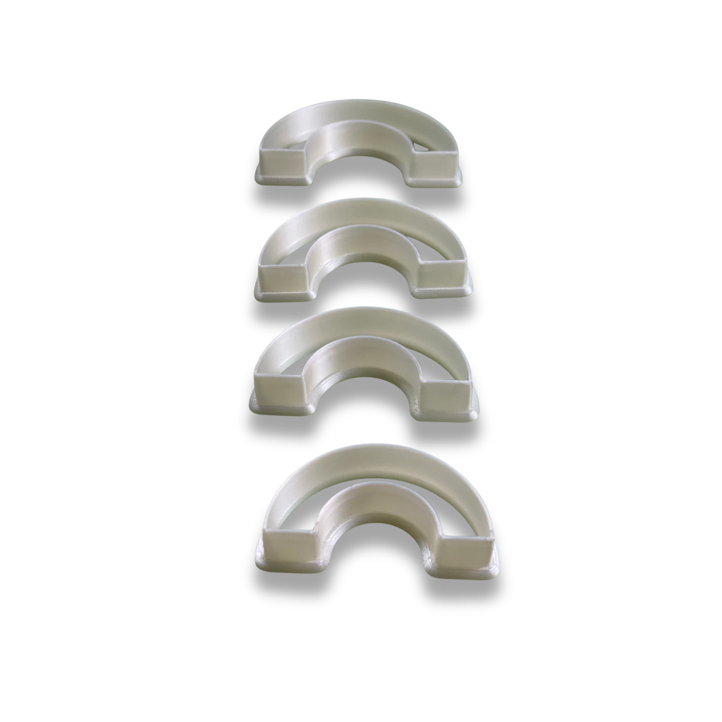 10 Size Rainbow Polymer Clay Cutter Set 15-60mm Arch Clay Cutters Jewelry