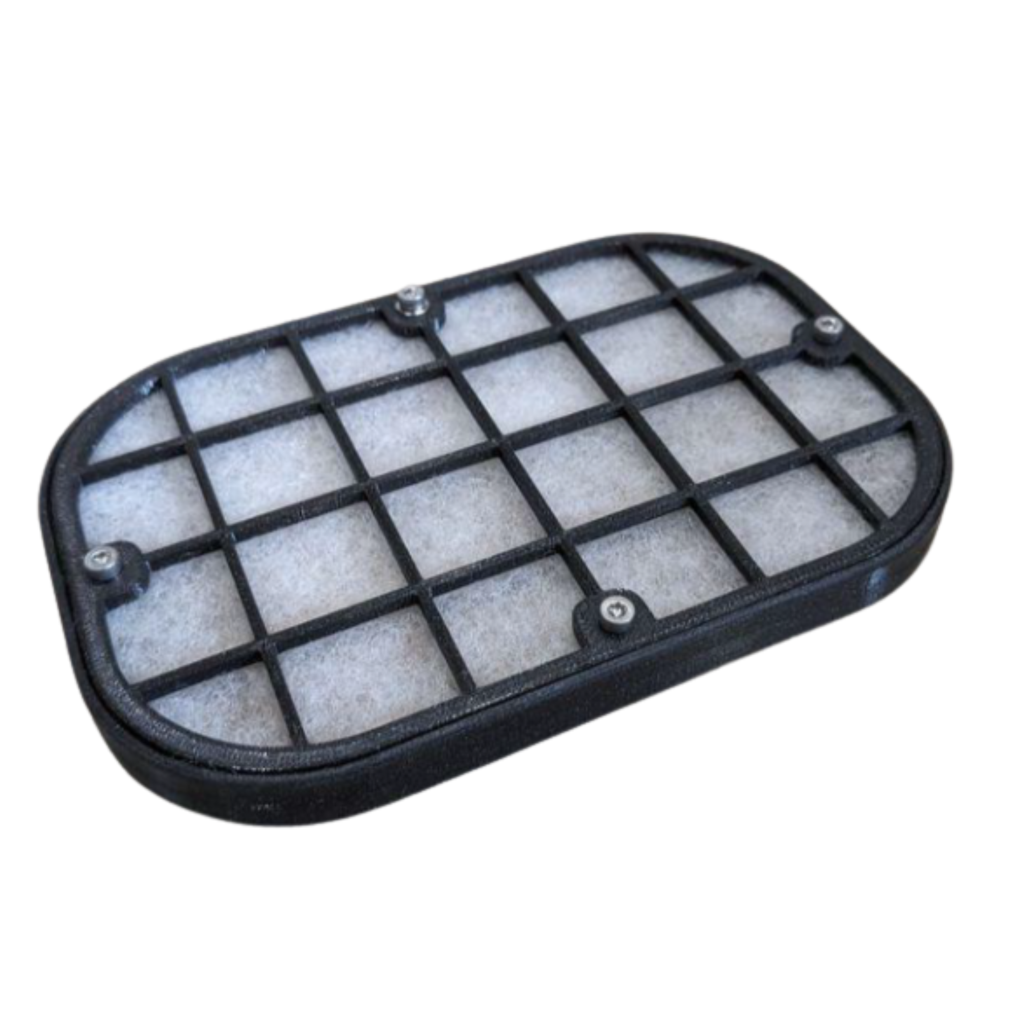 3D Printed Cabin Air Filter Housing Adapter – Fits Custom Install – Black – Requires M3 Screws