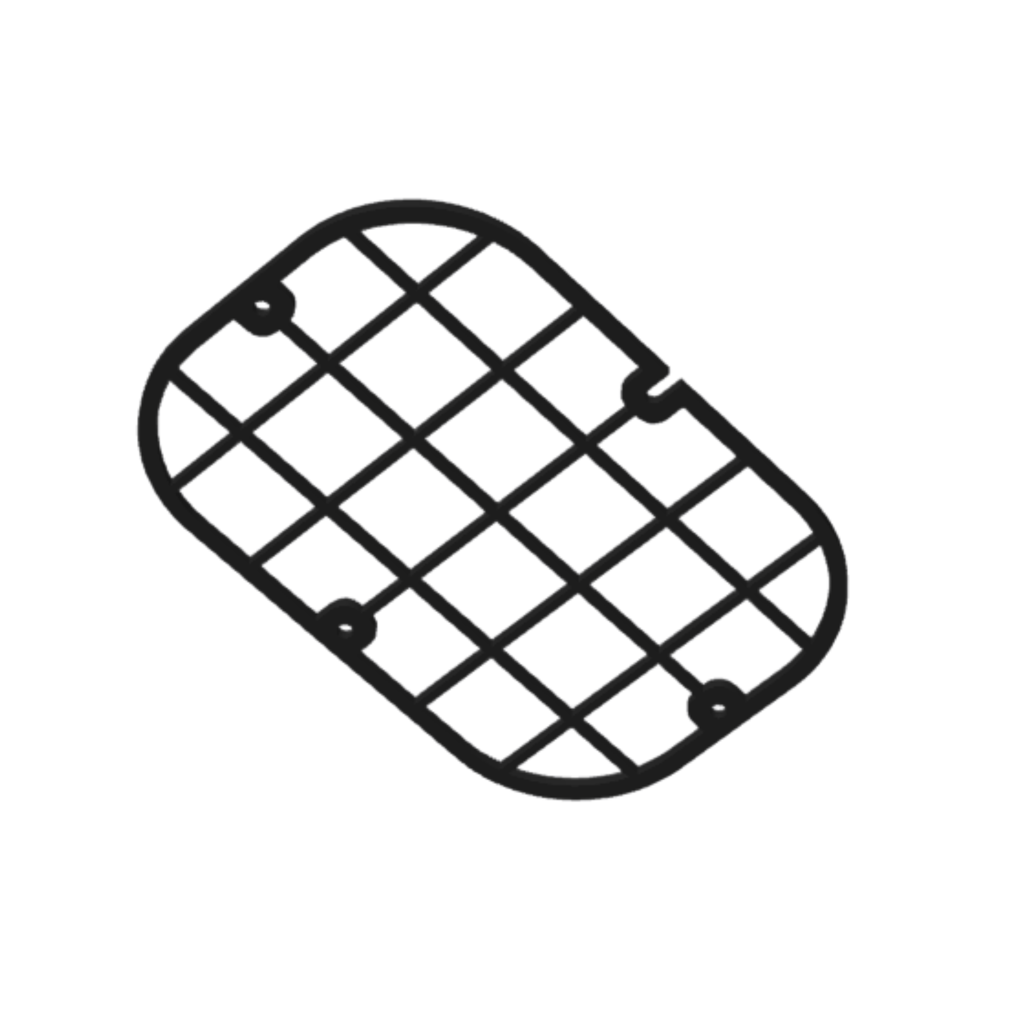 3D Printed Cabin Air Filter Housing Adapter – Fits Custom Install – Black – Requires M3 Screws