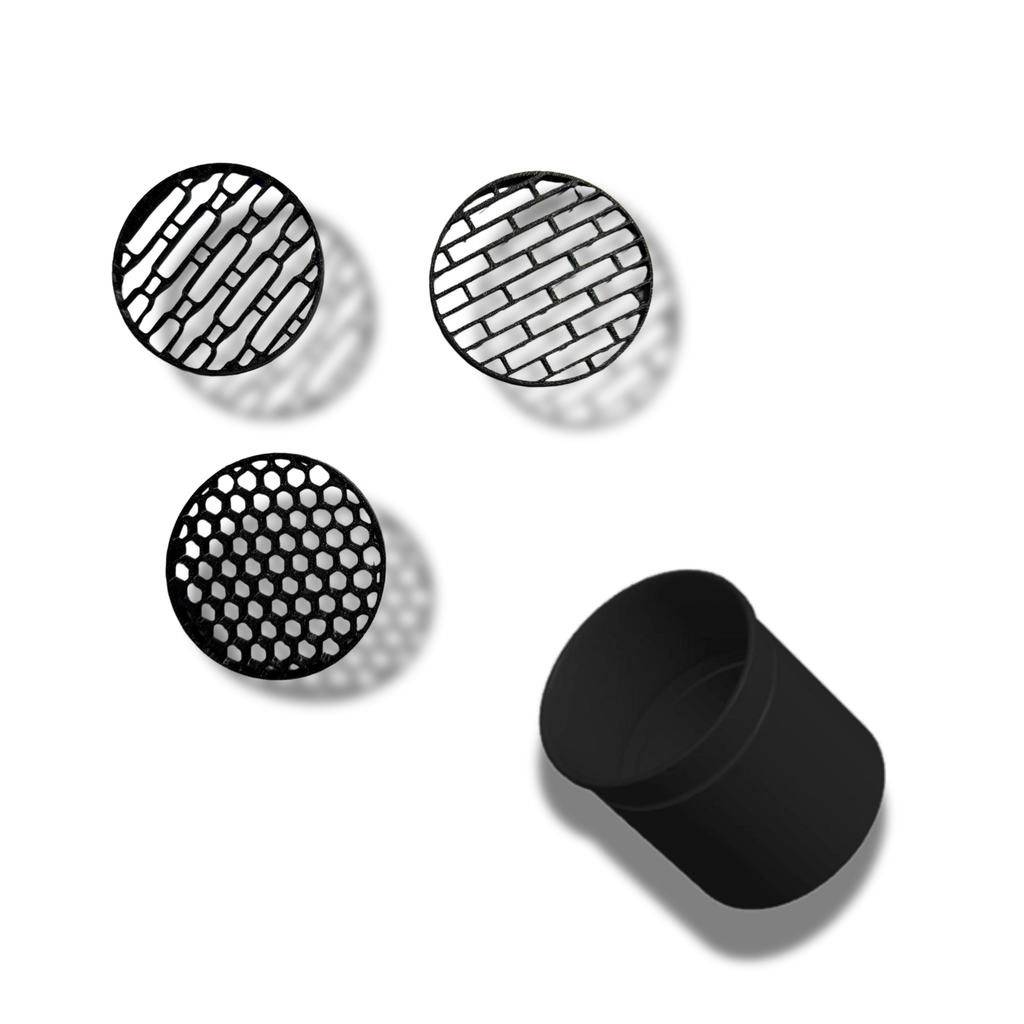 BuildInk™ Headlight Cold Air Intake Ring with Grille – Compatible with Dodge Challenger 2015–2021 – 3D Printed Automotive Accessory