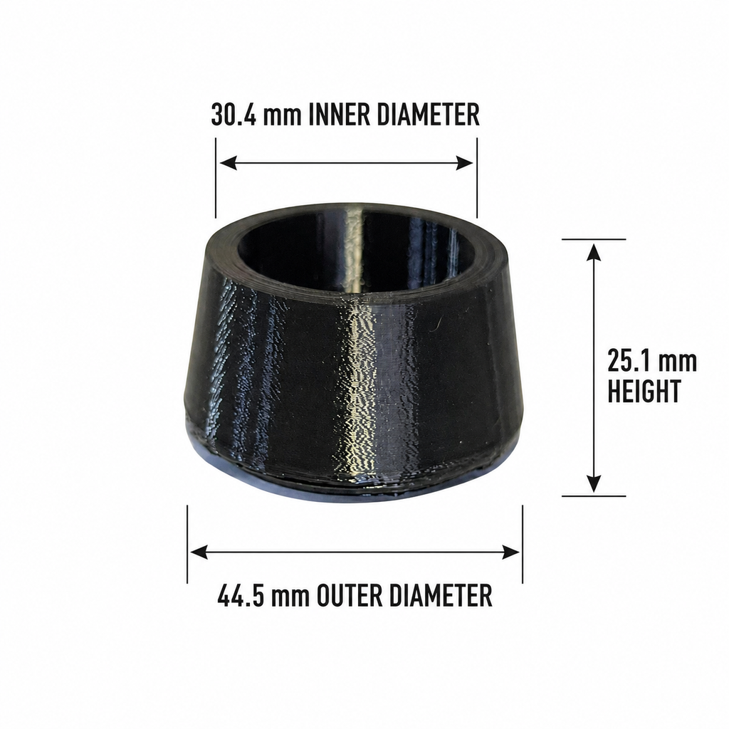 BuildInk 1-3/16" 30mm Chair Leg Caps TPU Wide Base Feet 4 Pack