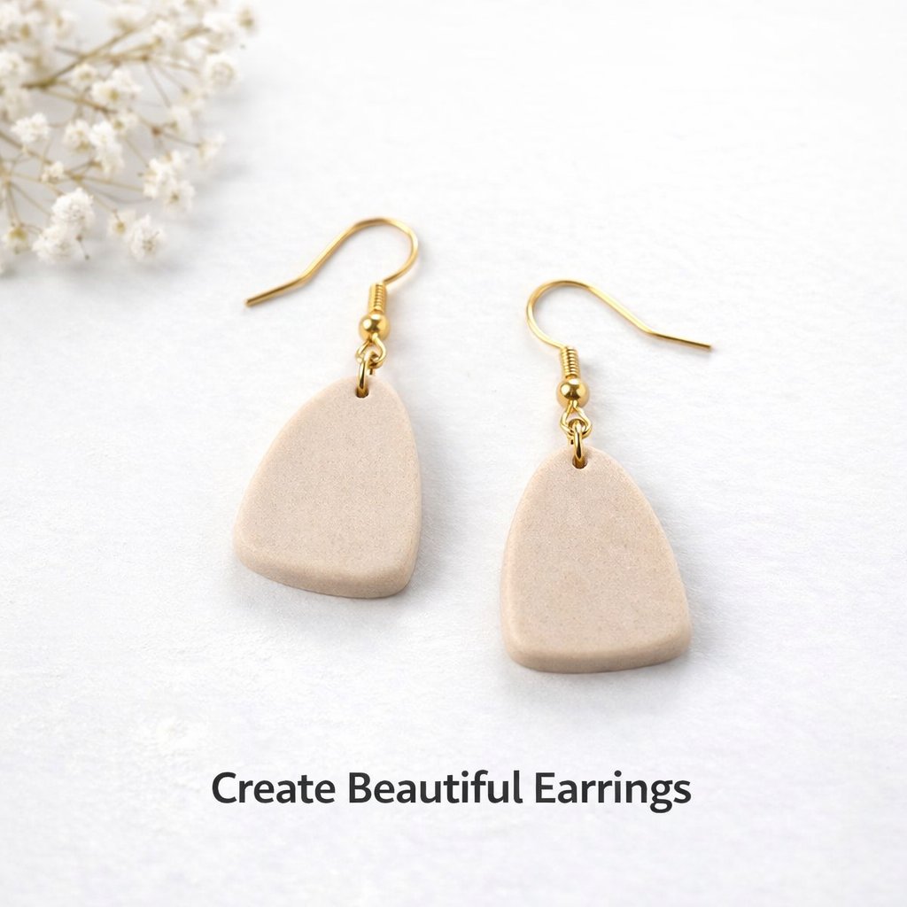 Half Oval Polymer Clay Cutter Set 15-35mm – Earring Jewelry Making Tool