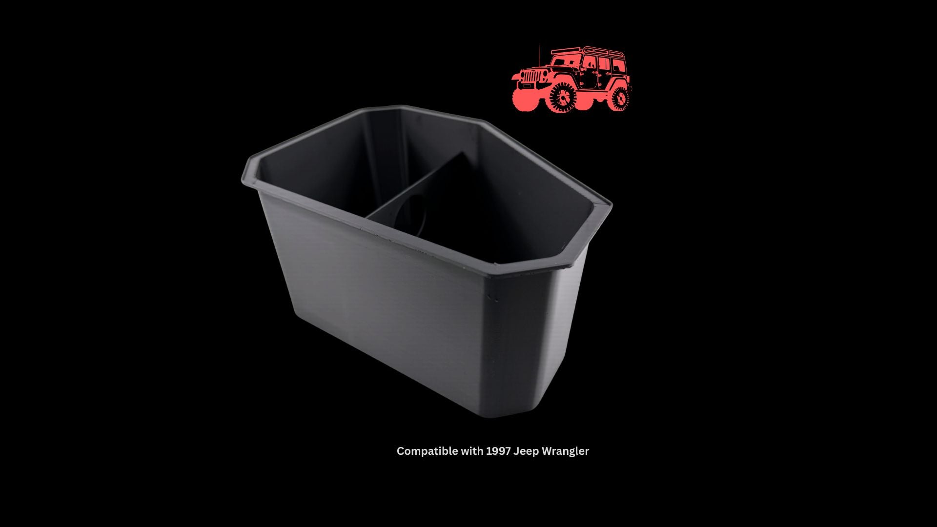 Jeep Wrangler 1997 Center Console Tray | 3D Printed Organizer Insert