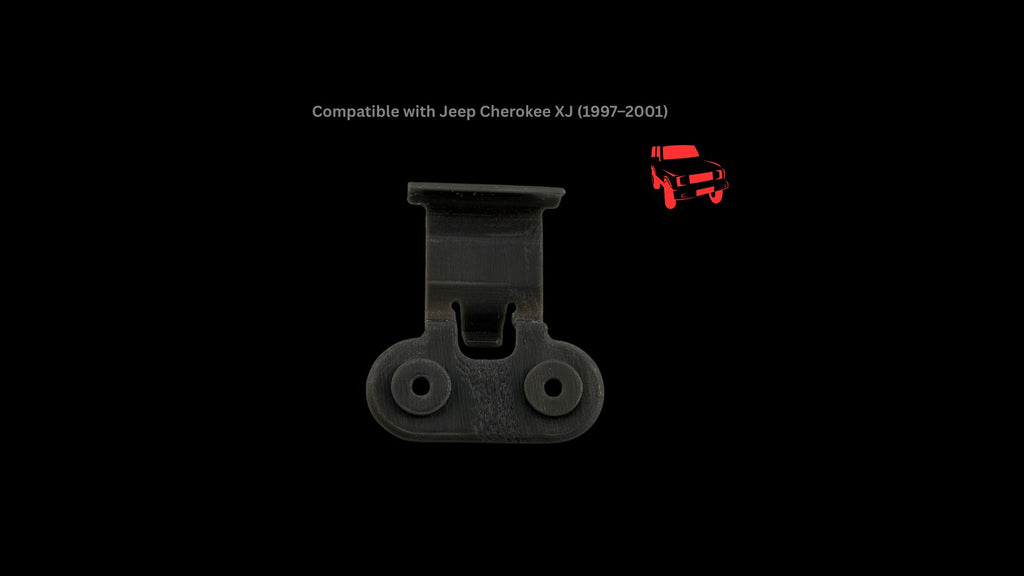XJ Center Console Latch for Jeep Cherokee 1997-2001 | 3D Printed Replacement Lid Clip | Durable PETG