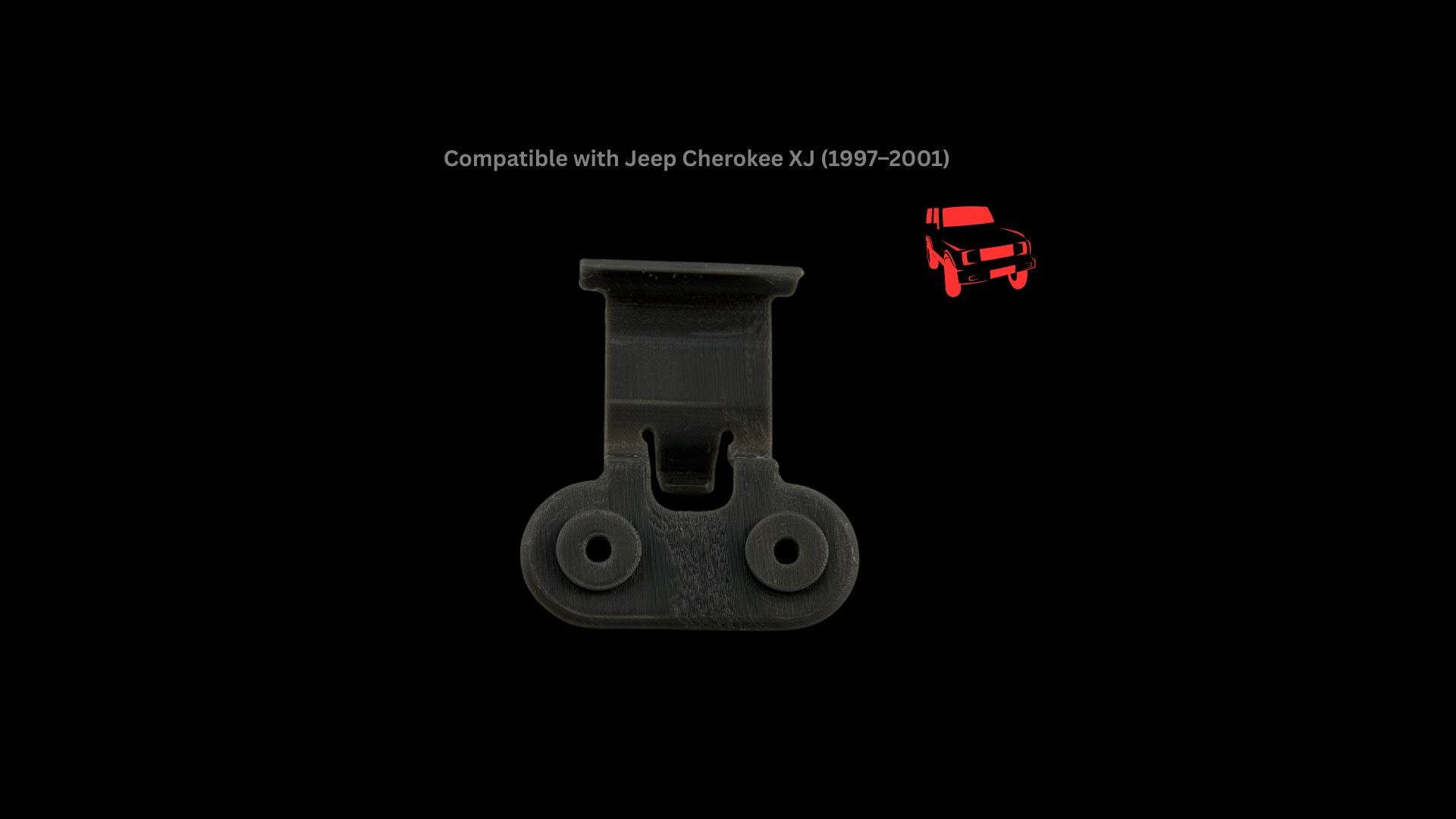 XJ Center Console Latch for Jeep Cherokee 1997-2001 | 3D Printed Replacement Lid Clip | Durable PETG