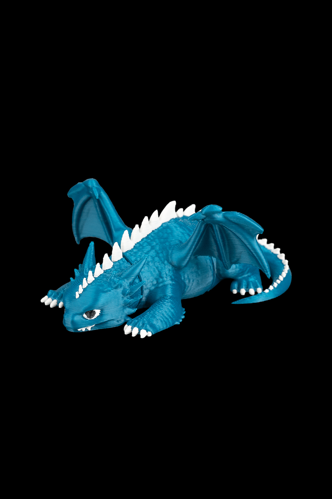 3D Printed Articulated Dinosaur Set – Dragon & Triceratops Flexible Figures – Desk Decor Toy