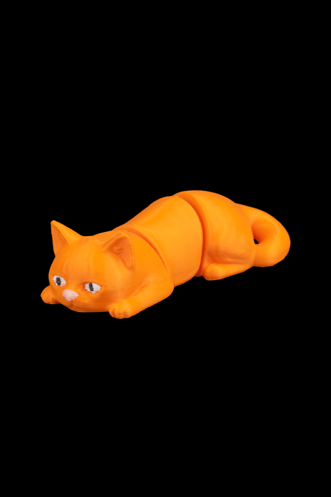 3D Printed Sleeping Cat & Dog Figurine Set – Articulated Desk Decor – Handmade Style