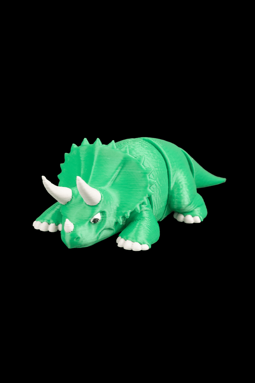 3D Printed Articulated Dinosaur Set – Dragon & Triceratops Flexible Figures – Desk Decor Toy