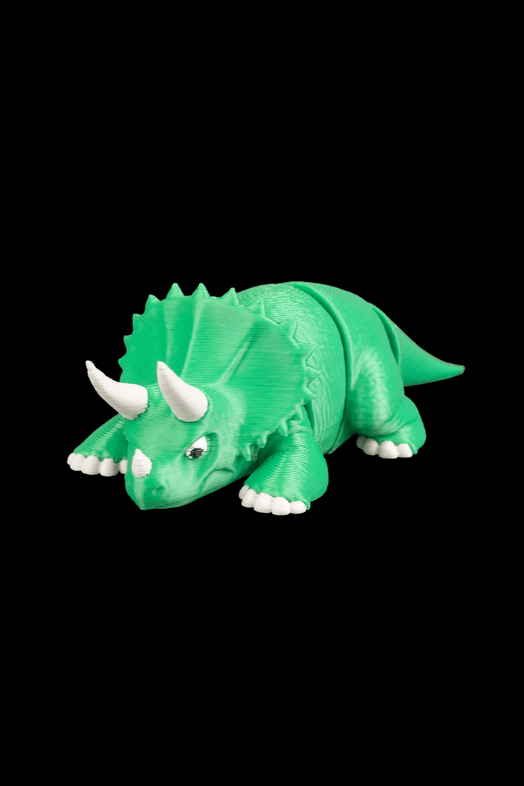 3D Printed Articulated Dinosaur Set – Dragon & Triceratops Flexible Figures – Desk Decor Toy