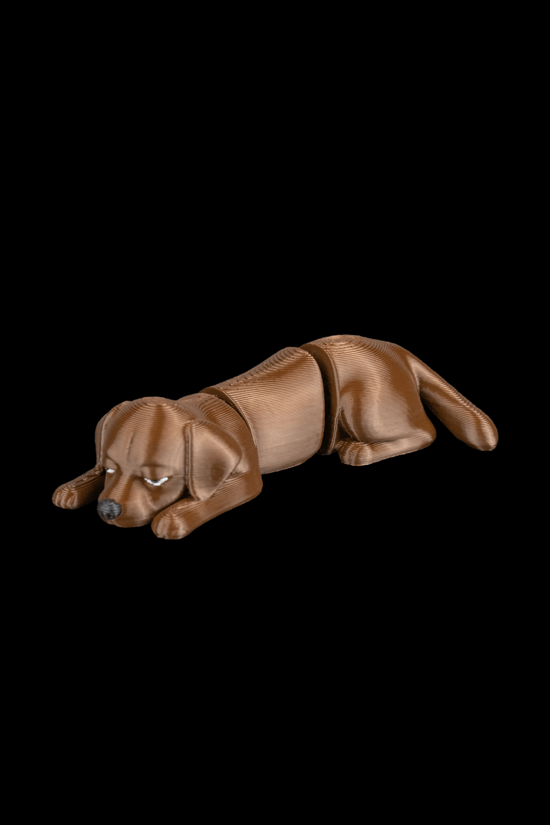 3D Printed Sleeping Cat & Dog Figurine Set – Articulated Desk Decor – Handmade Style