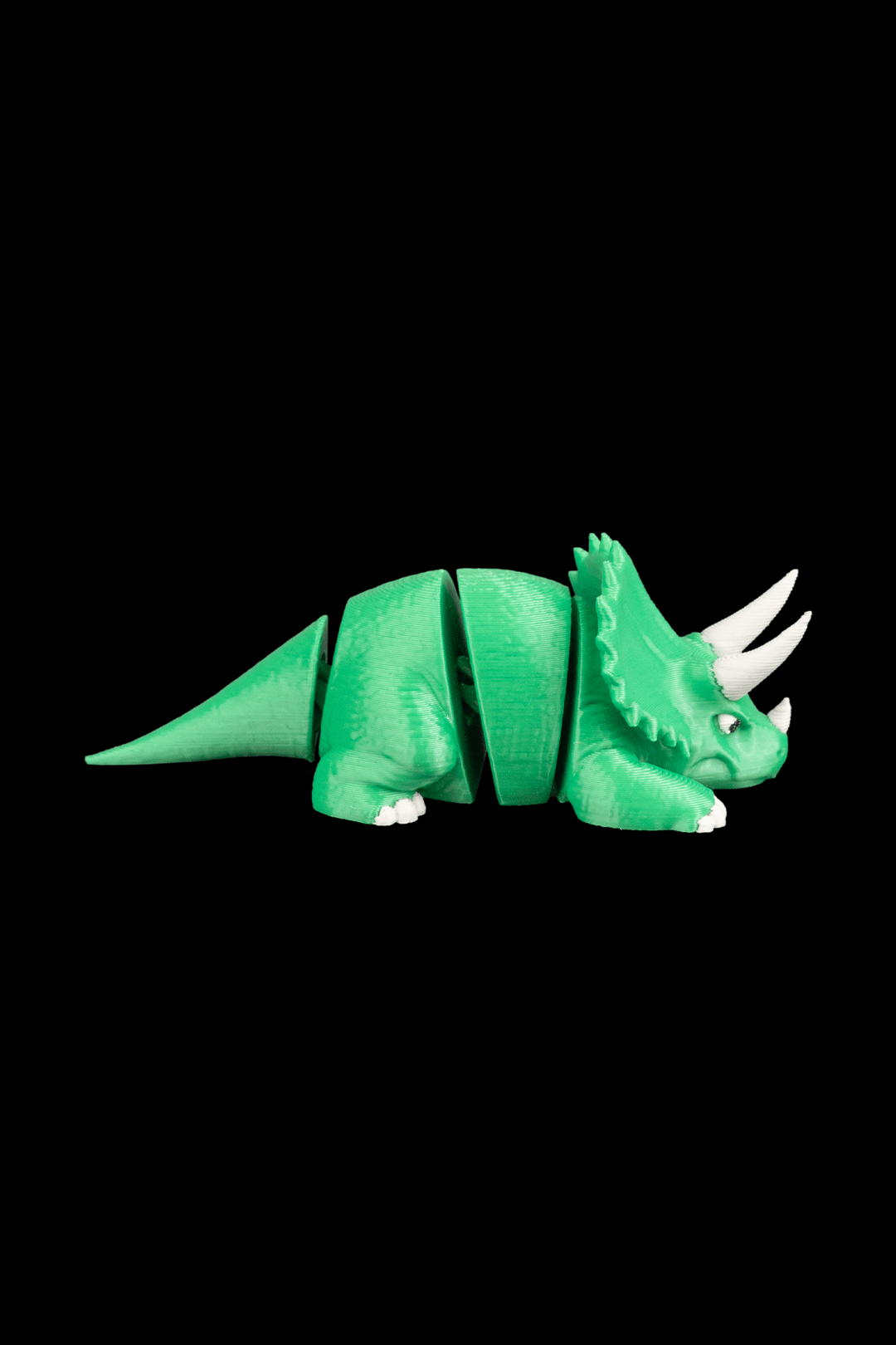 3D Printed Articulated Dinosaur Set – Dragon & Triceratops Flexible Figures – Desk Decor Toy