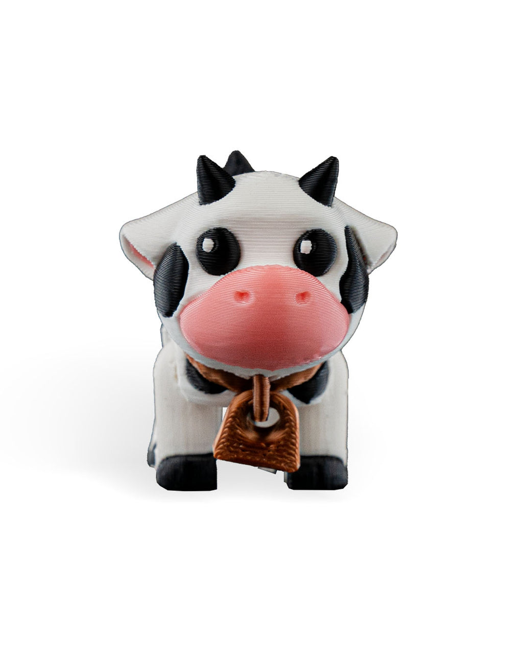 3D Printed Cow Keychain – Articulated PLA Model – Cute and Collectible