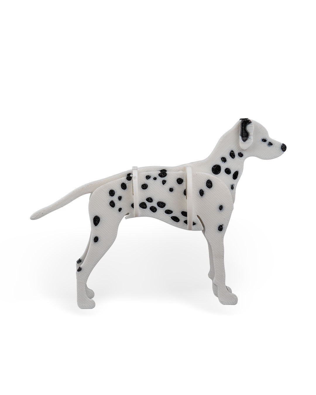 3D Printed Dalmatian Kit - Set of 2 - Articulated PLA Model - DIY Puzzle & Unique Desk Decor