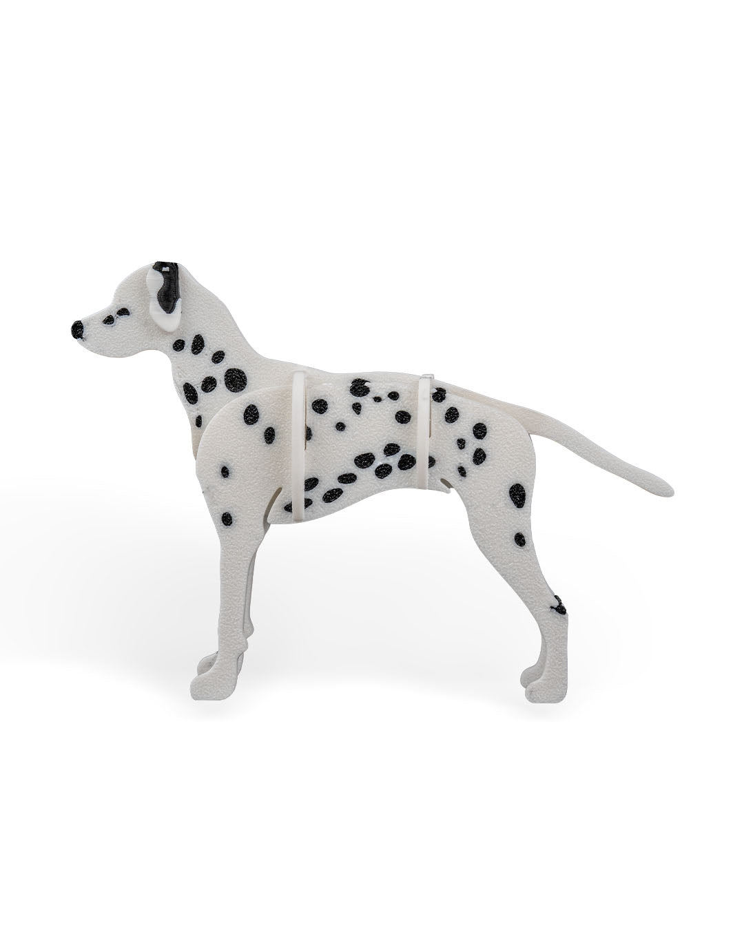 3D Printed Dalmatian Kit - Set of 2 - Articulated PLA Model - DIY Puzzle & Unique Desk Decor