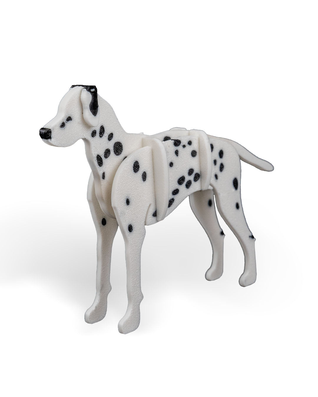 3D Printed Dalmatian Kit - Set of 2 - Articulated PLA Model - DIY Puzzle & Unique Desk Decor