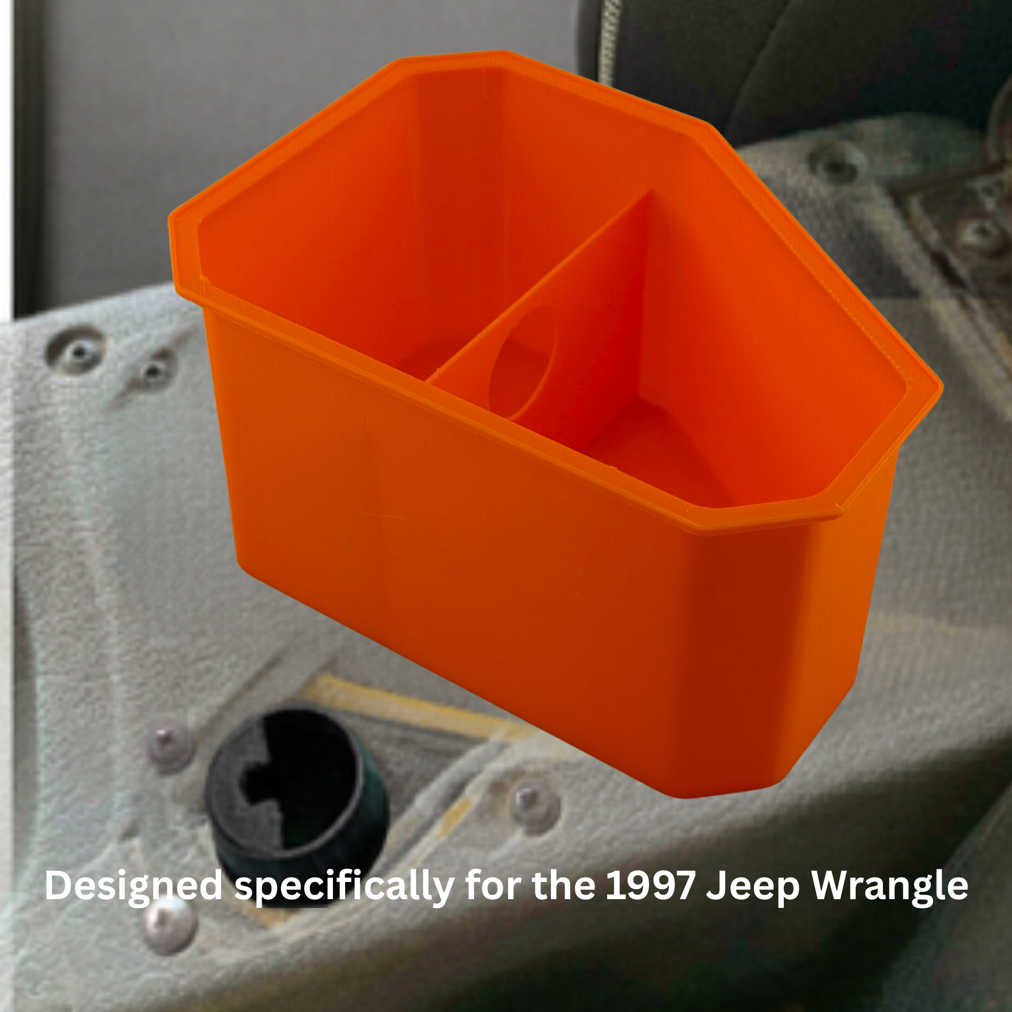 Jeep Wrangler 1997 Center Console Tray | 3D Printed Organizer Insert