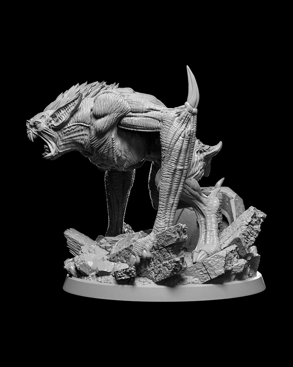 Dire Bat 3D Miniature - 32mm & 75mm
