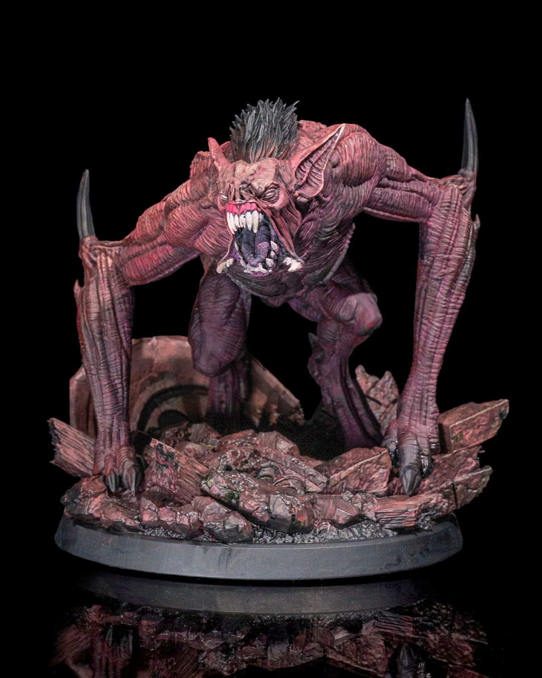 Dire Bat 3D Miniature - 32mm & 75mm