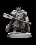 Dwarf King Miniature - High-Detail Resin Figure for Tabletop RPGs and Wargames