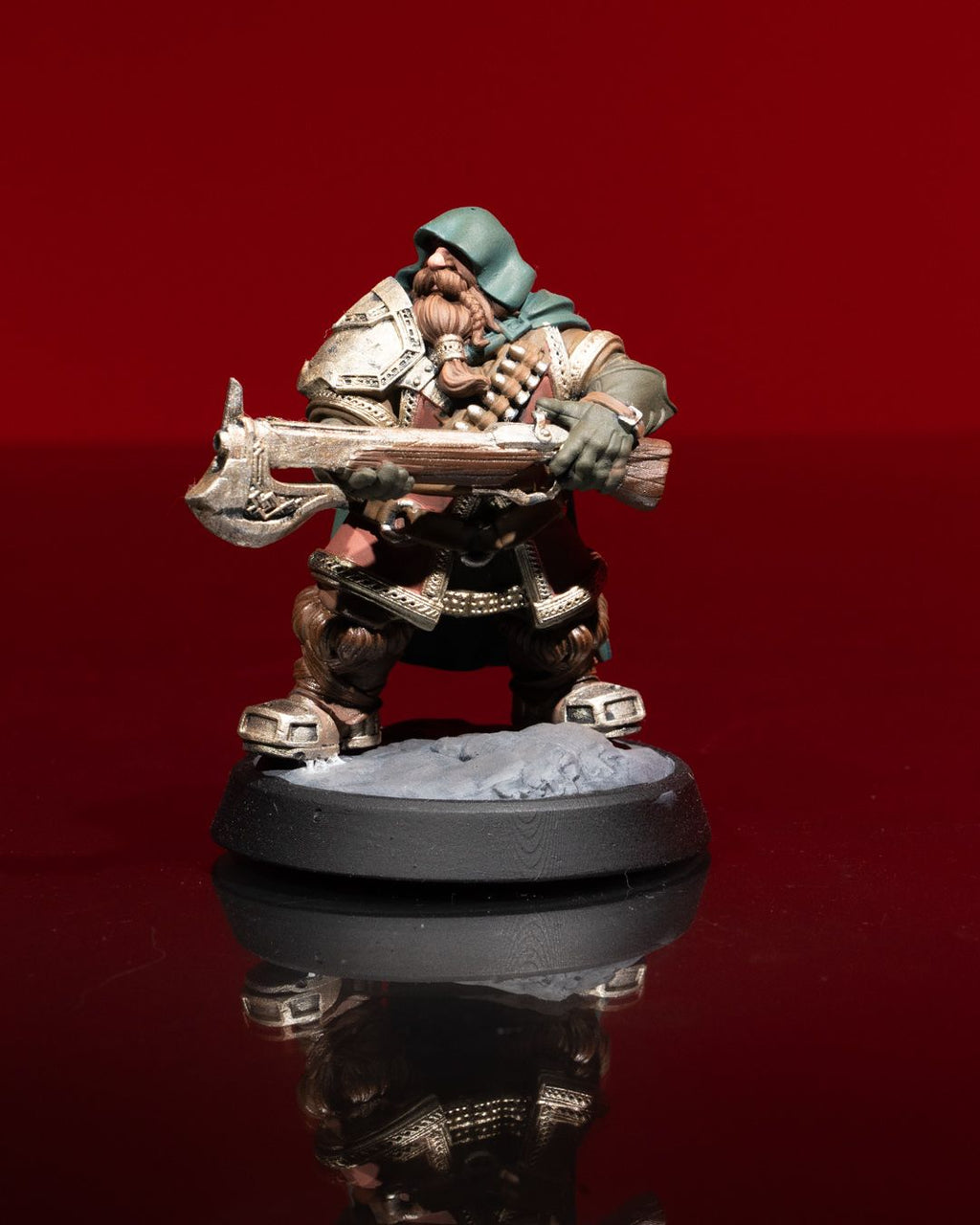 Dwarf Ranger Miniature - High-Detail Resin Figure for Tabletop RPGs and Wargames