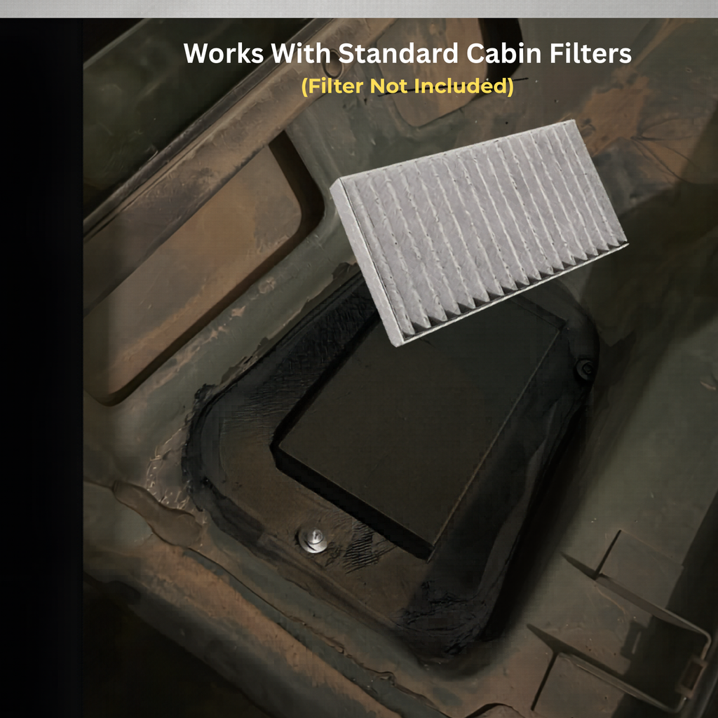 Jeep Wrangler TJ LJ Cabin Air Filter Adapter 2003-2006 3D Printed Retrofit Kit