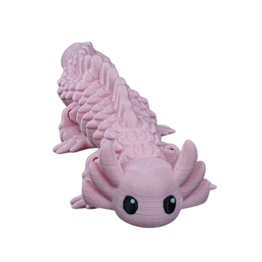 3D-Printed Flexi Axolotl – Adorable, Articulated & Fun!