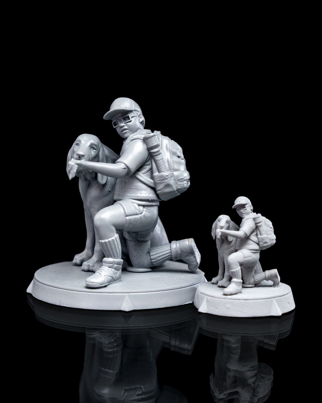 Embark on New Adventures with the Explorer and Dog Miniature (75mm)