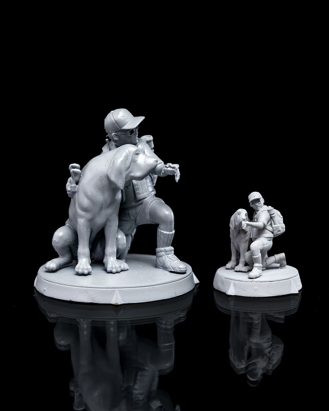 Embark on New Adventures with the Explorer and Dog Miniature (75mm)