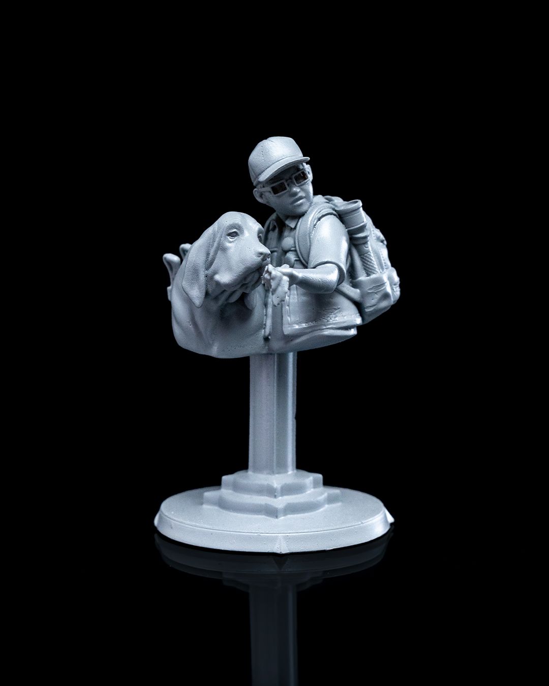 Embark on New Adventures with the Explorer and Dog Miniature (75mm)