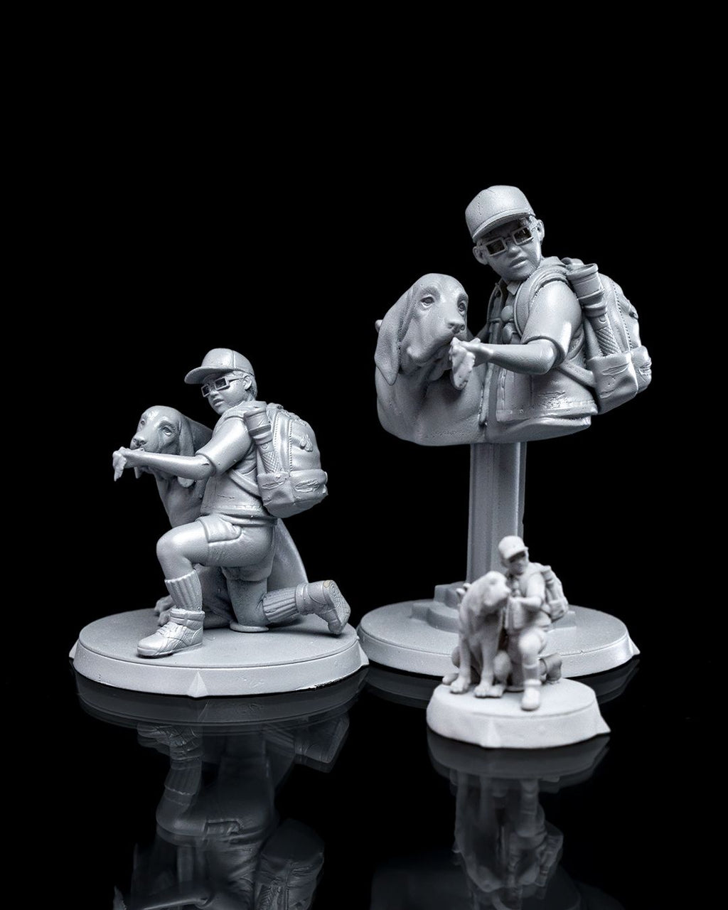Embark on New Adventures with the Explorer and Dog Miniature (75mm)