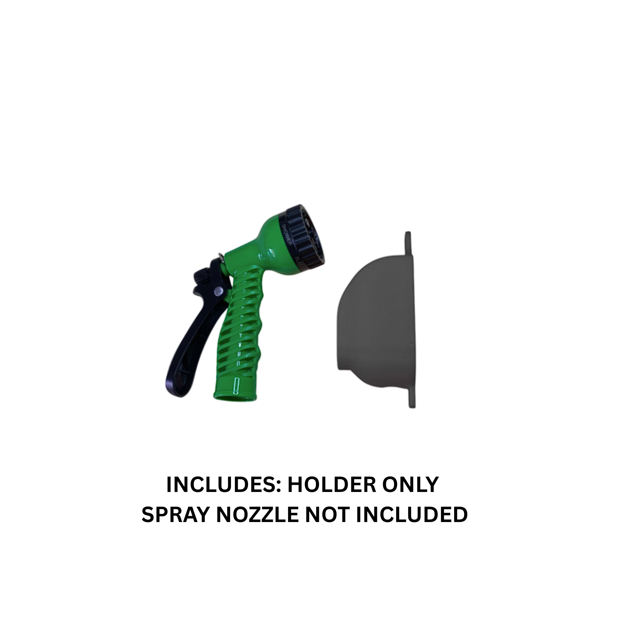 3D Printed Garden Hose Nozzle Holder – Wall Mount Spray Gun Holder – Universal Hose Sprayer Rack – Durable PETG Bracket