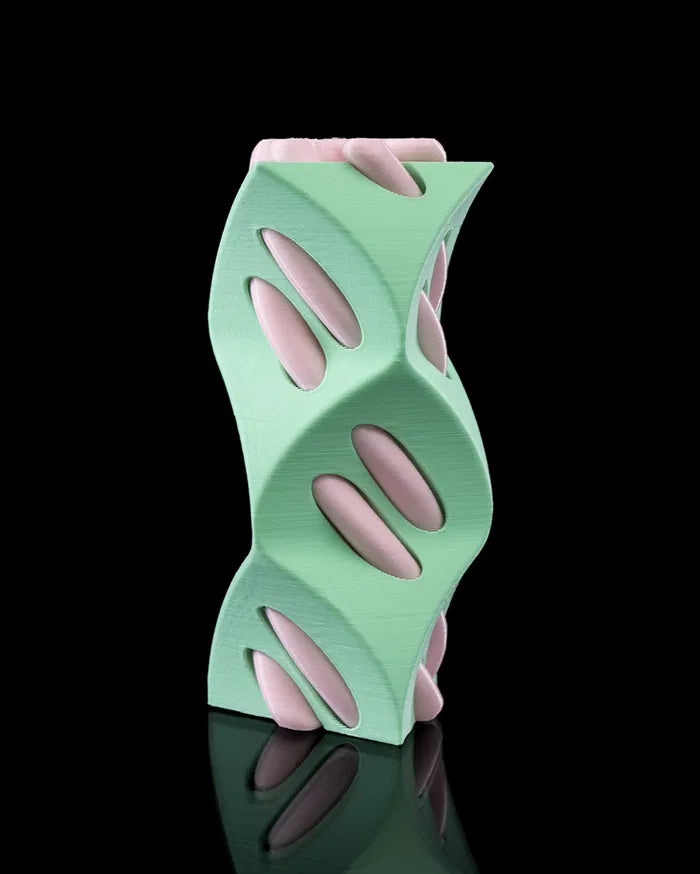 3-Pack 3D Printed Optical Illusion Helix Sculptures – Unique Spiral Fidget Decor Set – Impossible Cone Style Desk Toys for Adults & Kids