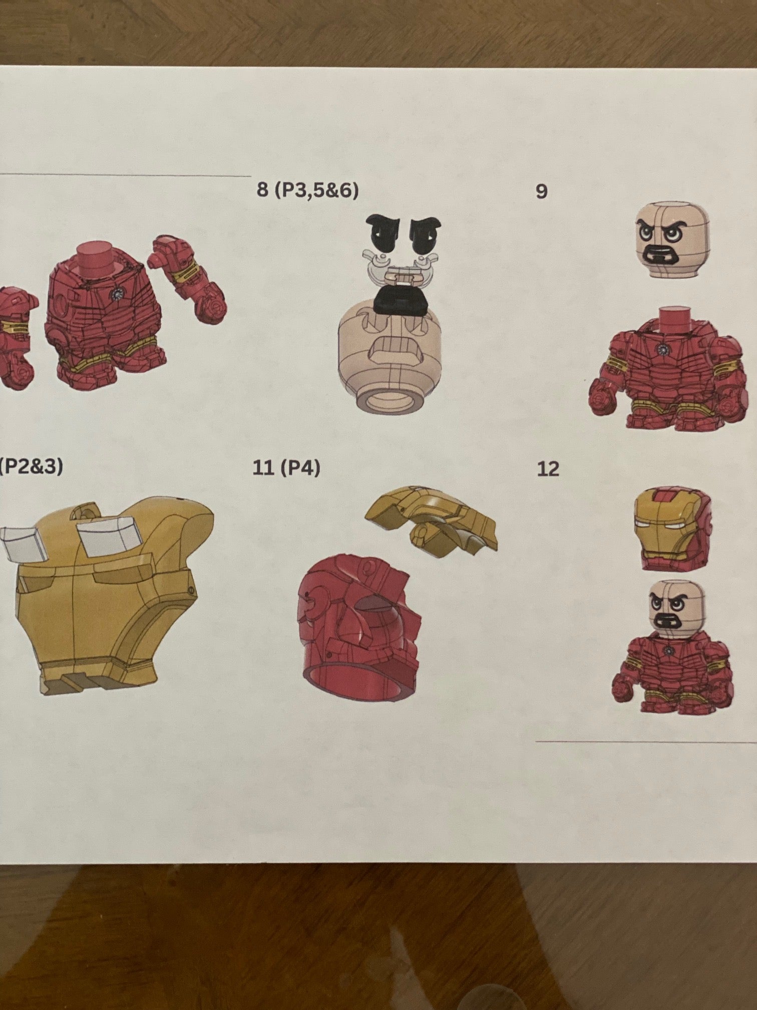 3D Printed Red Armor Mech – Poseable 7" DIY Figure Kit