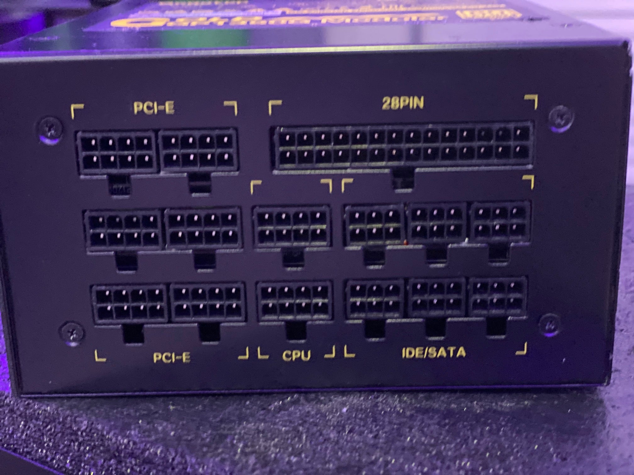 Used Segotep GP1350G 1250W 80+ GOLD Full Modular PC Power Supply PSU + AC Cord