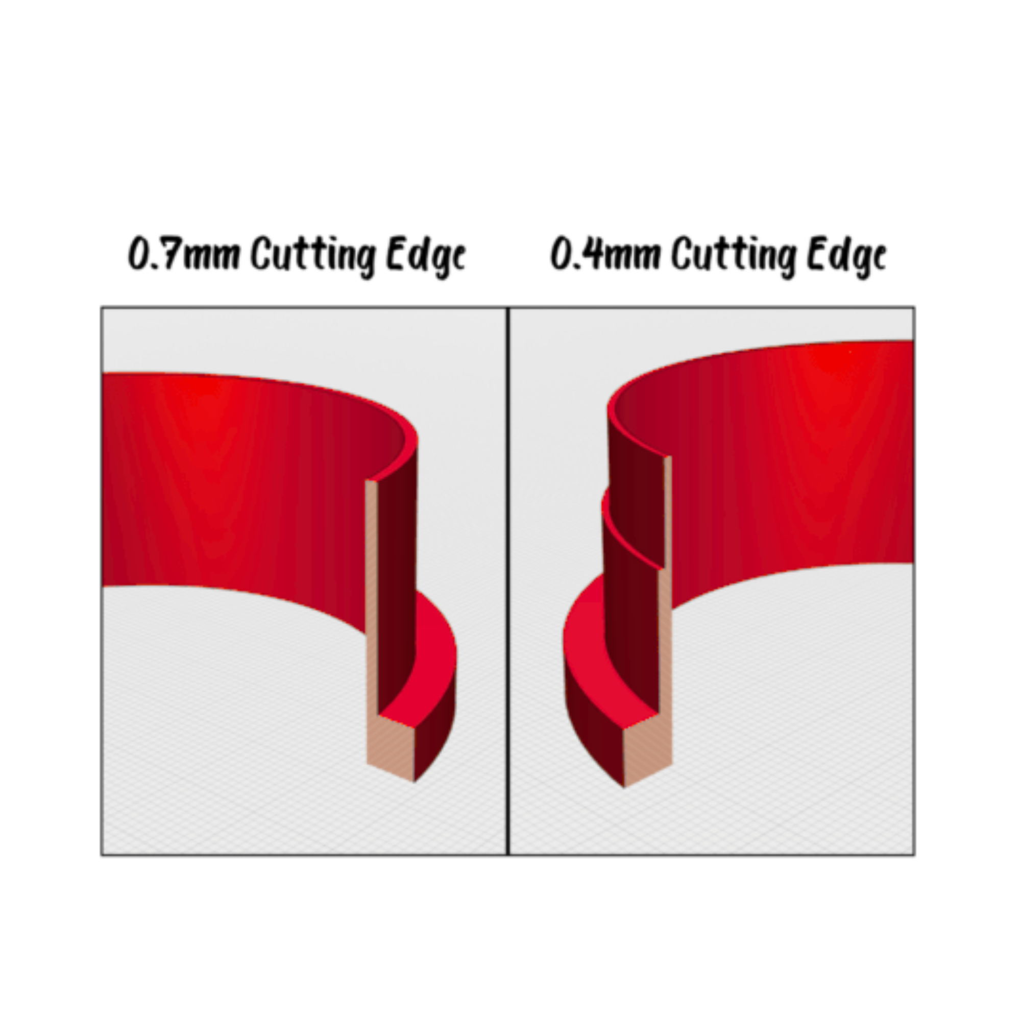 Ghost Clay Cutter Set – 20 PCS – 10 Sizes – Dual Edge – 3D Printed – Random Color