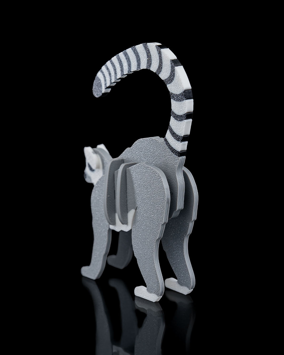 3D Printed Articulated Lemur Kit (2-Pack) | DIY & Collectible