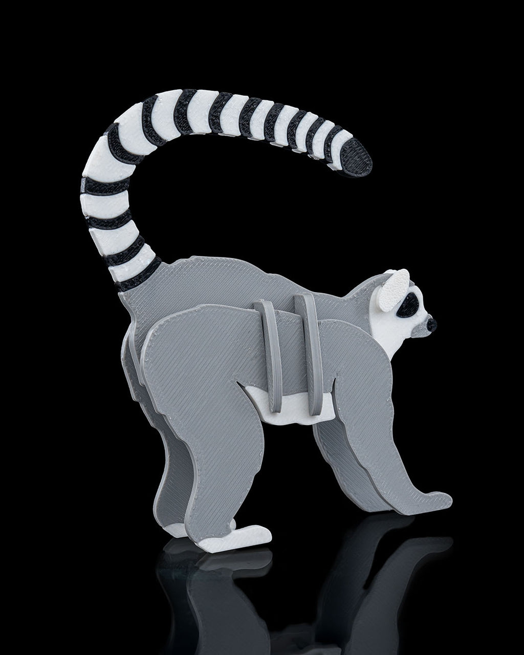 3D Printed Articulated Lemur Kit (2-Pack) | DIY & Collectible